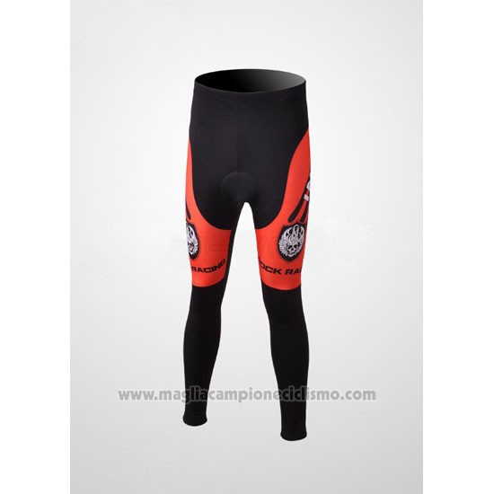 2010 Abbigliamento Ciclismo Rock Racing Rosso e Azzurro Manica Lunga e Salopette
